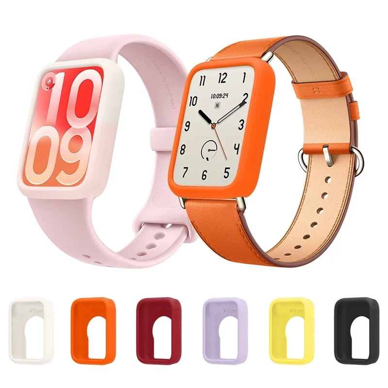 

Silicone Case For Xiaomi Band 10 Pro Screen Protector Shell Soft Cover Bumper Frame For Xiaomi Band 10Pro Smartwatch Accessories