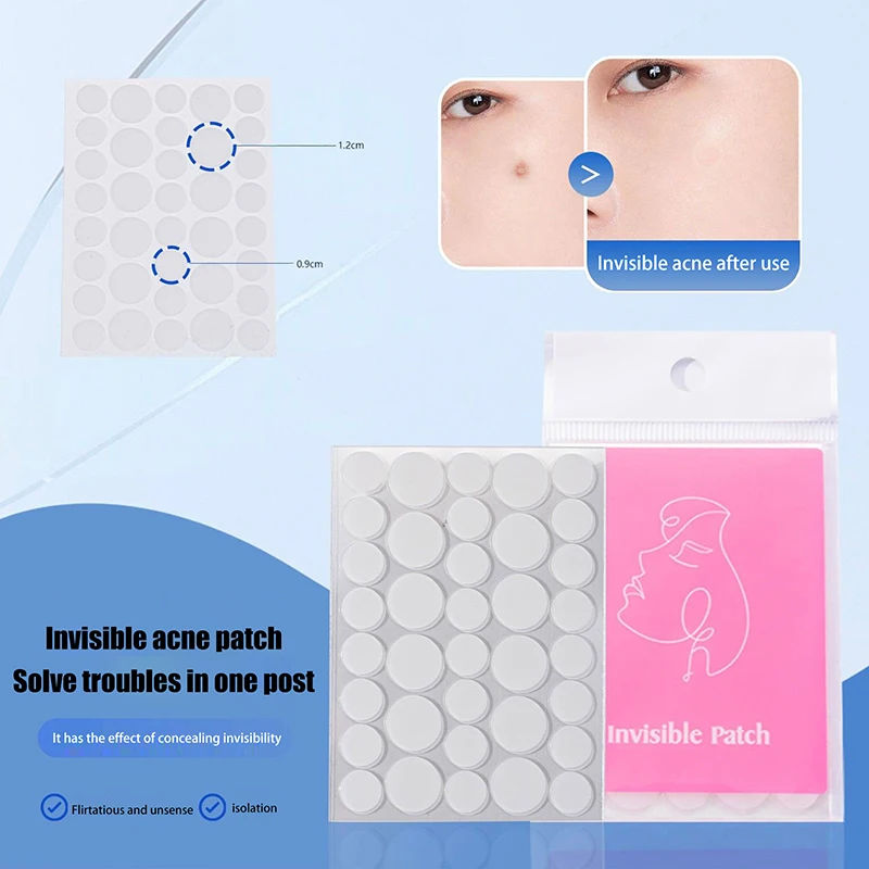 36pcs/180pcs Round Transparent Acne Patch Skincare Sticker Makeup Tool - Image 2