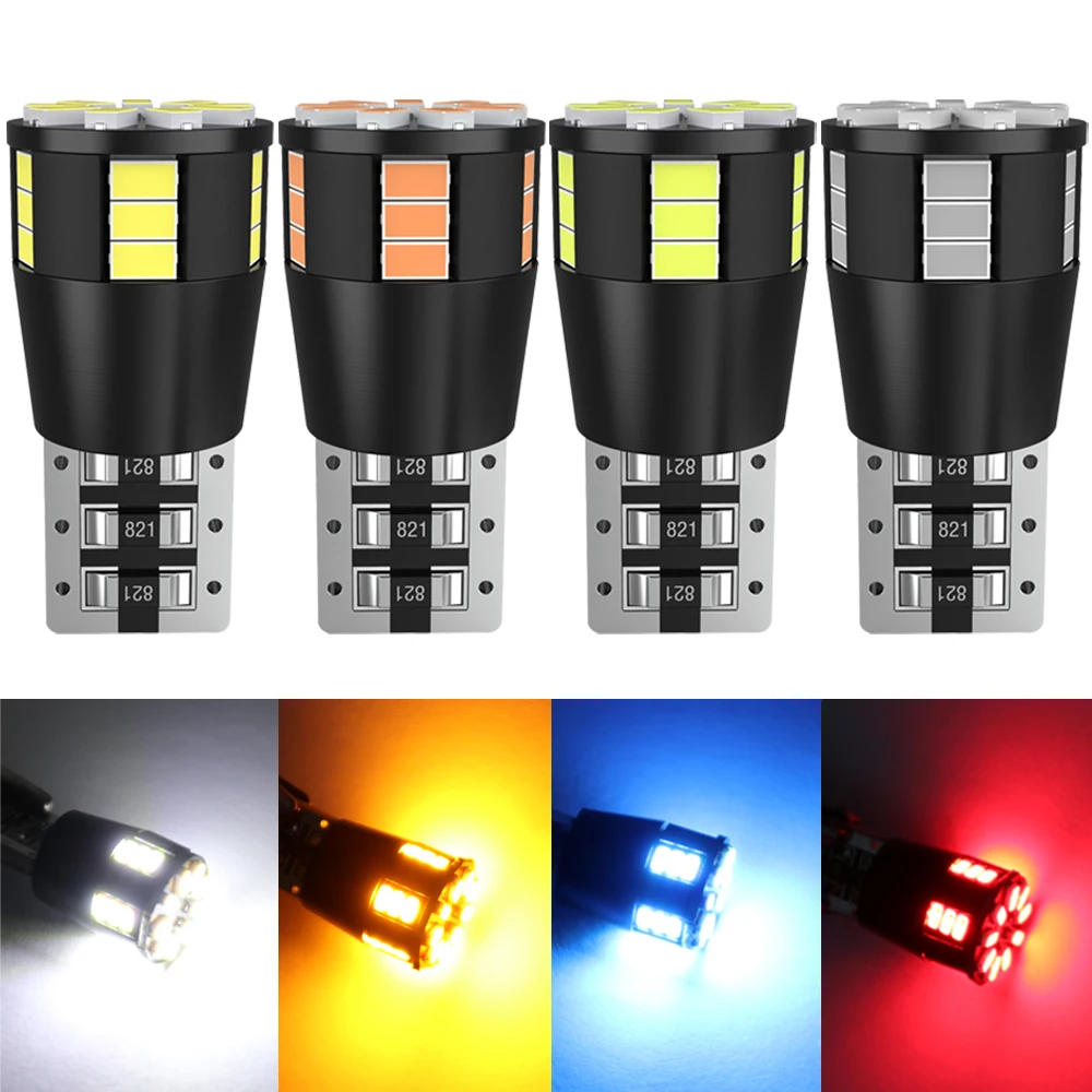 2pcs T10 W5W LED Car Interior Dome Light Side Marker Lamp Auto Wedge Parking Bulb for Golf 7 4 6 Mk7 5 Gti Mk5 3 168 194