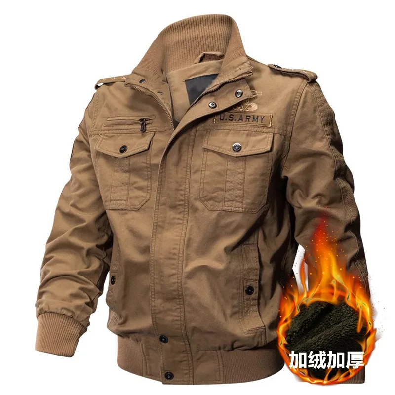 military jacket men wwii german uniform Military tactical clothing for men winter thermal  jacket work wear men heavy duty