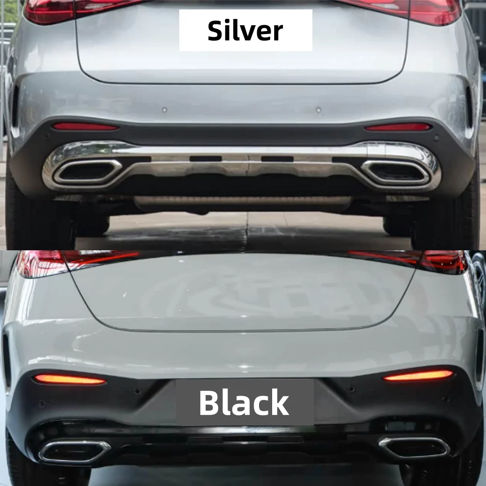 For Mercedes Benz GLC class W254 2023-2025 Rear Bumper Lower Bumper Guard: A2548858501/A2548857002