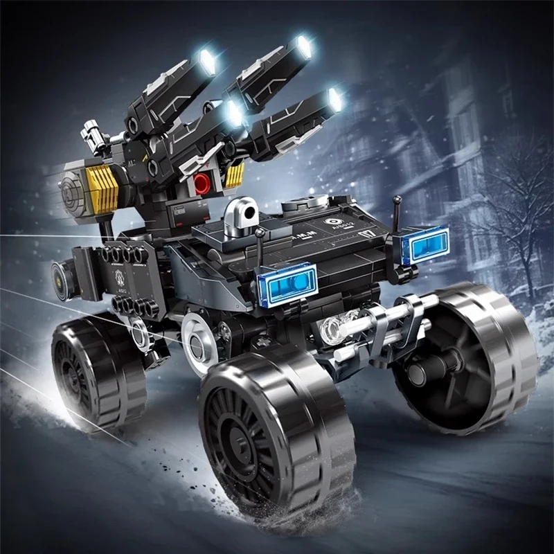 SEMBO Wandering Earth building blocks genuine mobile game collection and assembly model movable robot figure children's toys