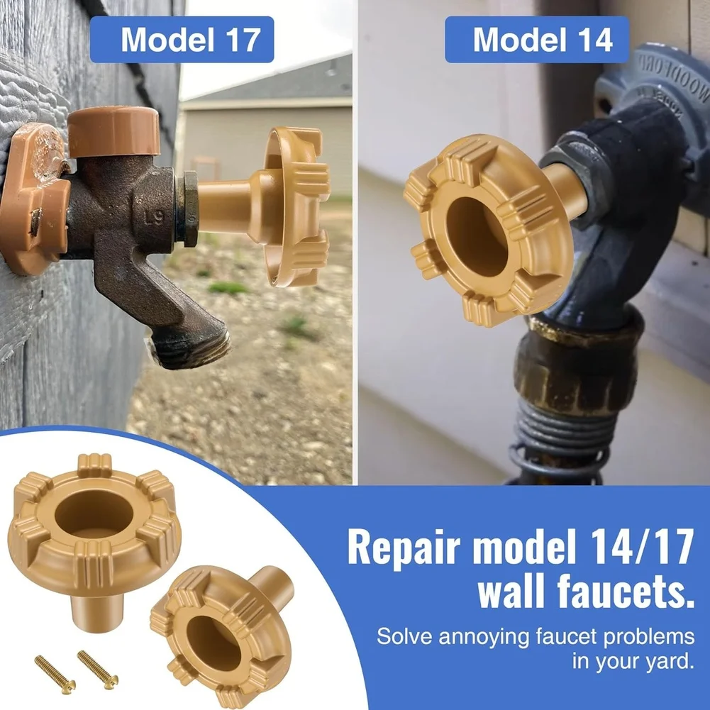 Easy Outdoor Faucet Repair Repair Kit Outdoor Faucet Fix Handle Repair Kit Sturdy Metal Construction Tight Leak-resistant Fit