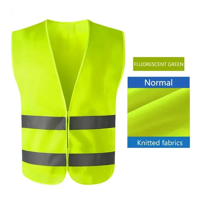 Reflective vest, construction site, environmental sanitation, traffic, yellow reflective vest, multiple pockets for duty, proxy