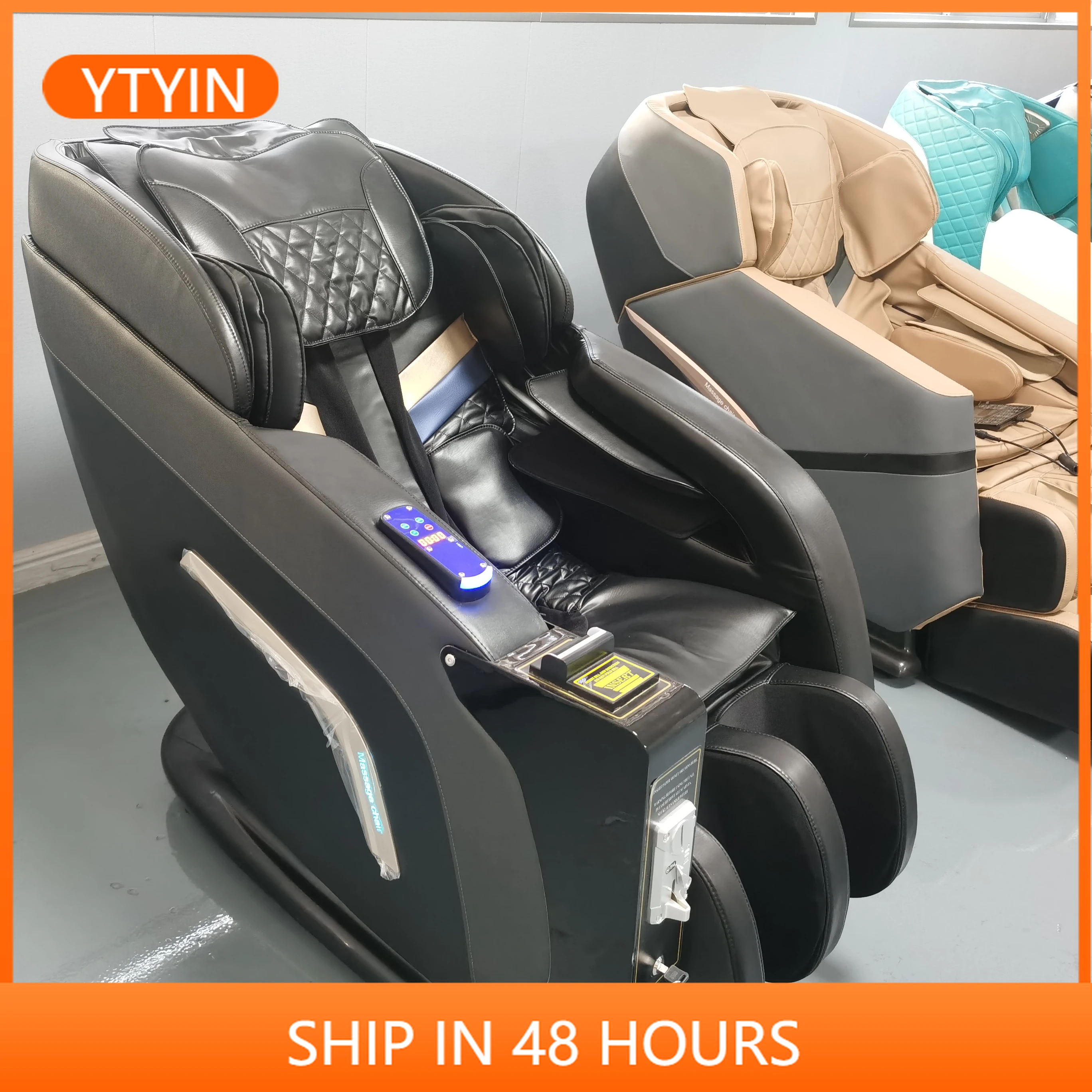 

YTYIN электрические деловые монеты с управлением от купюр, коммерческие 4d разминающие торговые QR, безшелезные массажные кресла, кресло для всего тела, Zero Gra