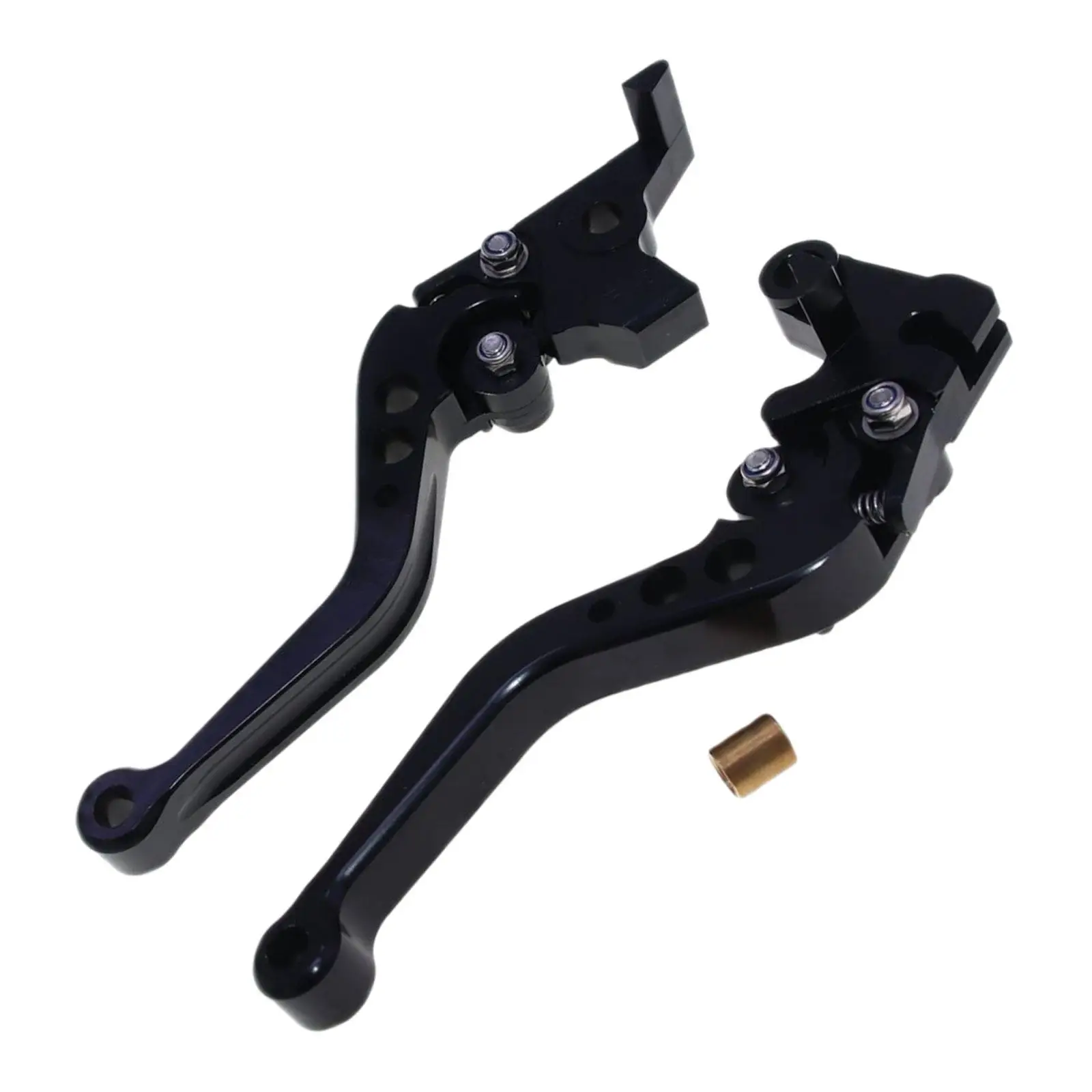 2x Motorcycle Brake Clutch Levers Replace Parts 6 Gear Adjustable CNC Multi Stage Adjustable Brake Clutch Handle for MT09