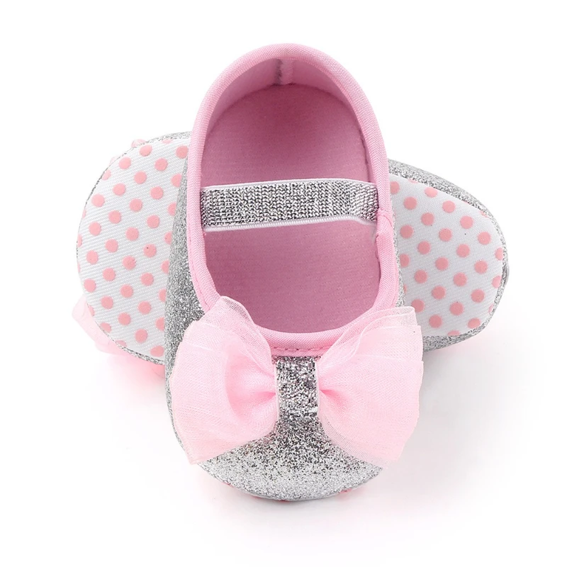 Fashion Baby Shoes 2025 Autumn New Kids Casual Shoe Simple Versatile Girls' Bow Princess Shoes Anti Slip Baby First Walkers