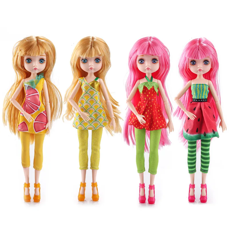 Cute 17cm / 26cm Fashion Girls Dolls Children Toys Delicate Princess Dolls Playhouse Doll Toys Kids Girls Toys Gift