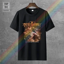 100% Cotton T Shirts Brand Clothing Tops Tees Necrophagist Men'S Stabwound T-Shirt Black