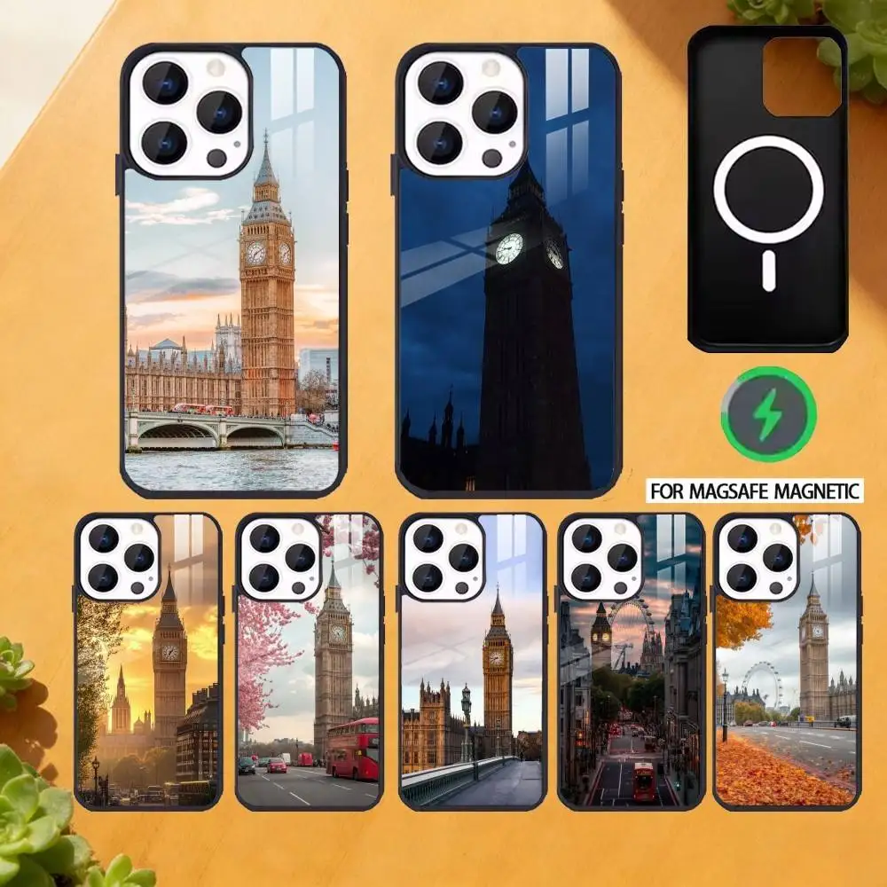 

Famous London Big Ben Phone Case For iPhone 17,16,15,14,13,12,Plus,Pro,Max for Magsafe Magnetic Wireless Charging