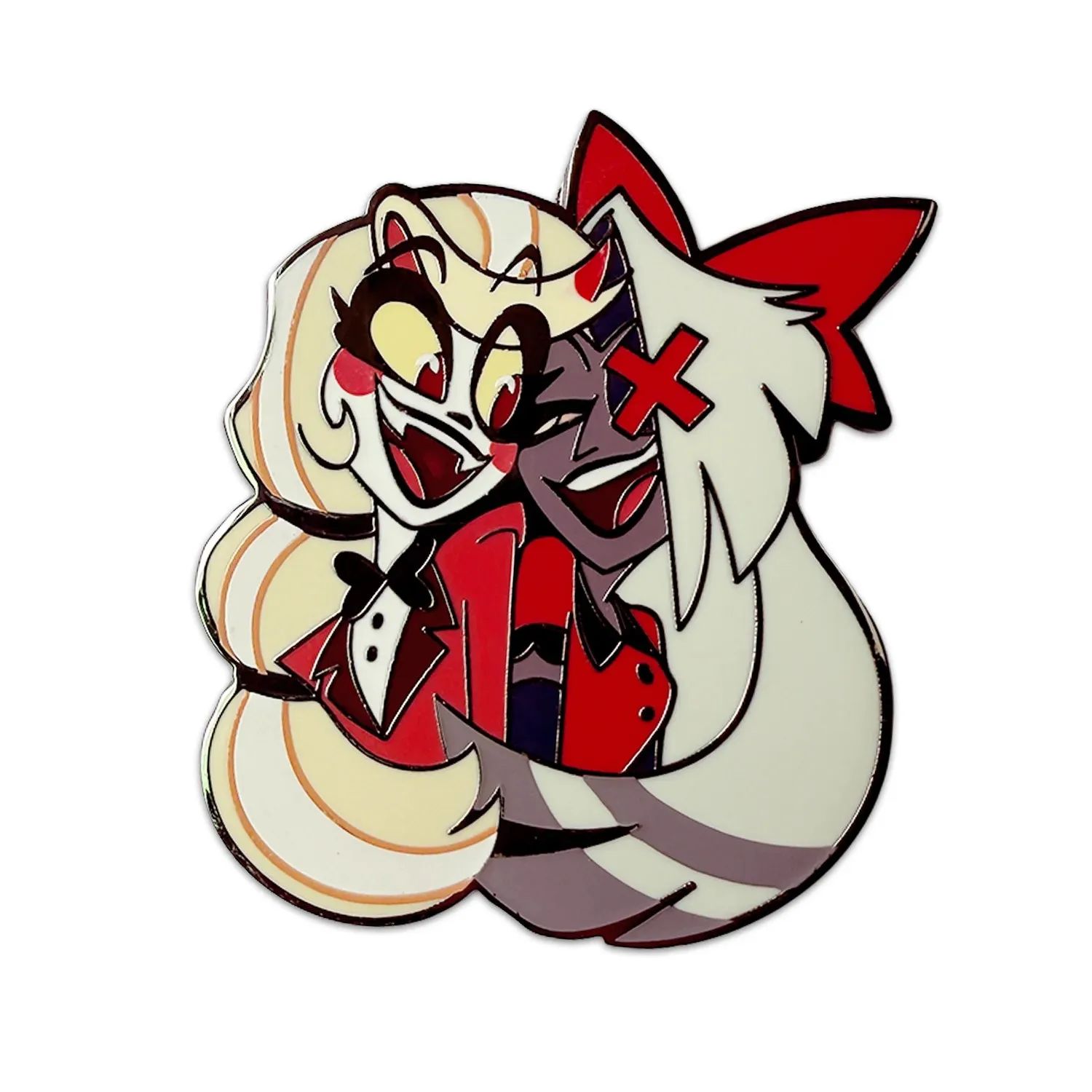 5 قطعة يوتيوب هازبين فندق تشارلي فاجي ألستور أنيمي الأجهزة الطرفية شارة ميدالية بروش تحصيل حلية نموذج ألعاب أطفال هدية