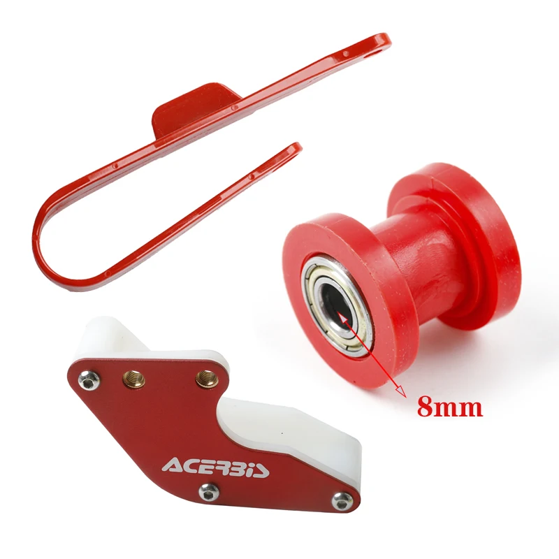 دراجة نارية Swingarm حماية سلسلة المنزلق الغطاء الخلفي سلسلة معدات الحماية دليل الأسطوانة عجلة الحرس مجموعة حفرة الترابية دراجة سباق