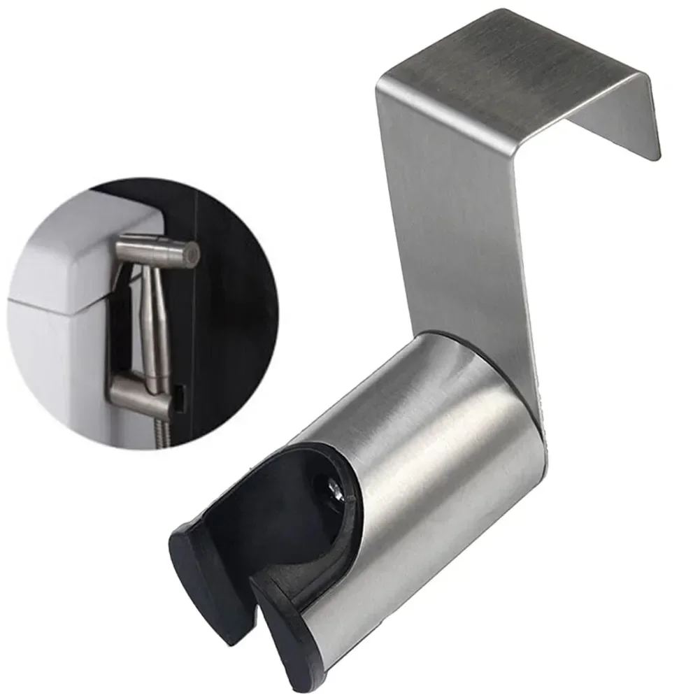 Bidet Sprayer Hook Holder Free Nail Tainless Steel Toilet Bathroom Attachment Wall Shower Head Holder Bracket