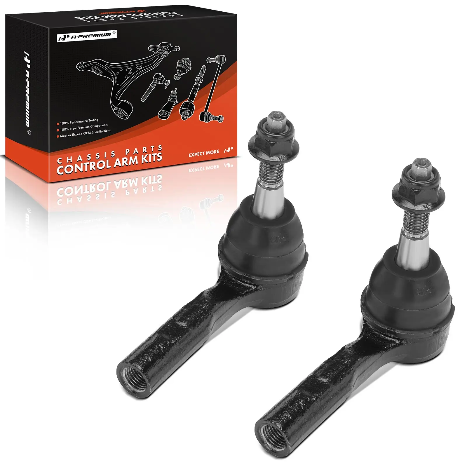 A-Premium 2x Front Outer Steering Tie Rod End for Chevrolet Captiva Sport 2012-2015 Saturn Vue 2010