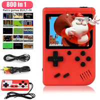 800 IN 1 Retro Portable Mini Handheld Video Game Console 8-Bit 3.0 Inch LCD Color Kids Pocket TV Game Player For Kid Xmas Gift