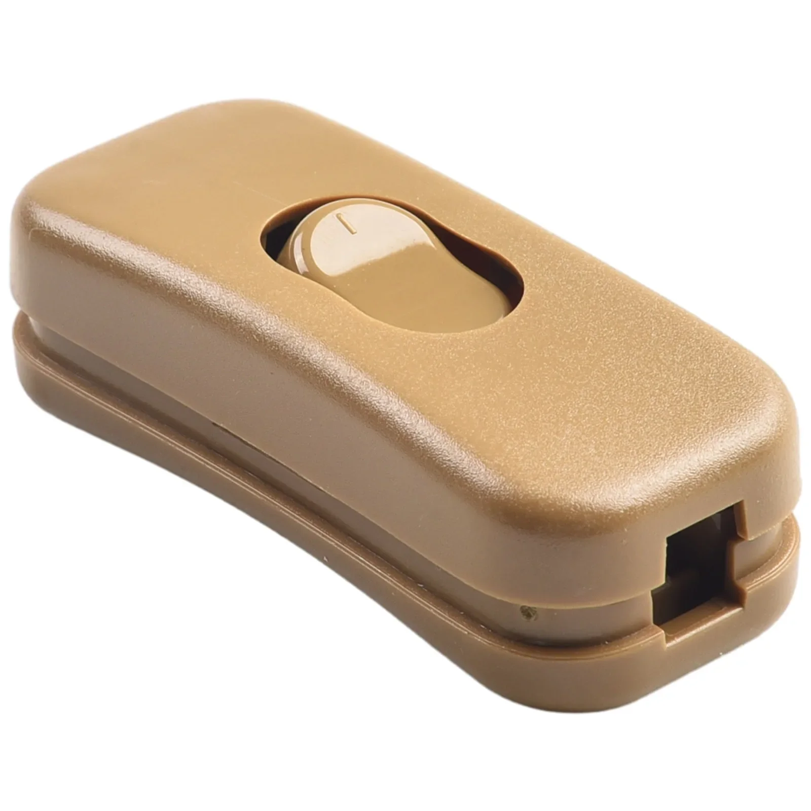 Rocker Switch In Line Switch Bedside Lamp Switch For Desk Lamp Plastic Table Side Lamp 250V 2A Practical White