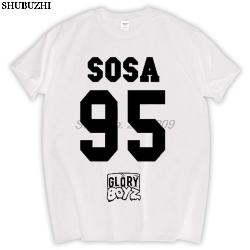 Camiseta Sosa Glory Boyz Glo Gang GBE para hombre, camiseta de algodón de Hip Hop, camisetas negras para hombre, envío directo