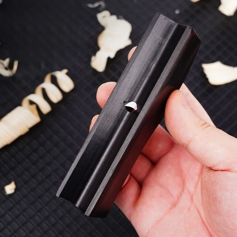 

Ручной рубанок для обработки дерева, 12 см, с закругленными углами, стальное лезвие, для снятия фаски и обрезки, портативный инструмент для DIY