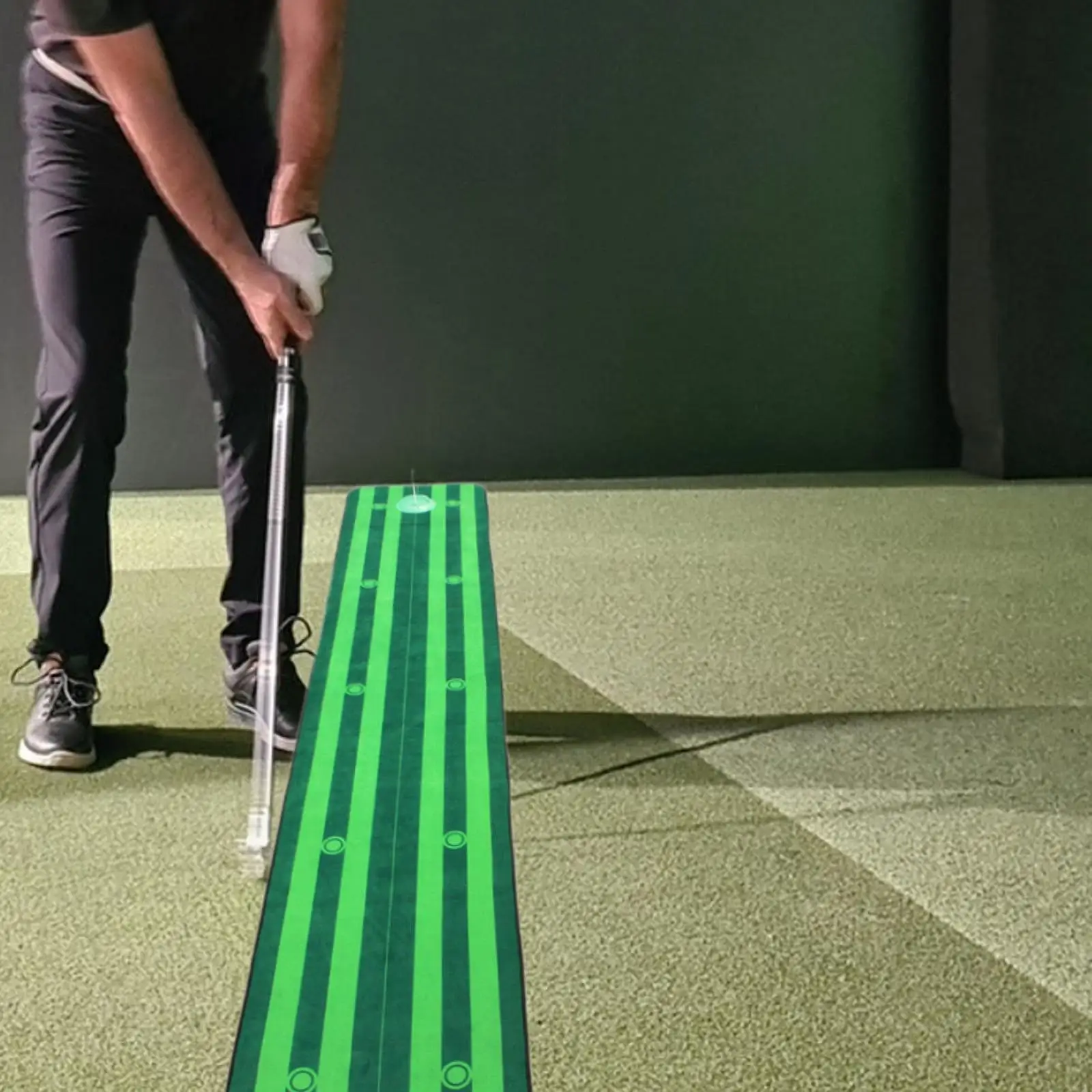 

Golf Putting Mat Professional Golf Putter Training Putting Green for Indoor Outdoor Home Office Garden Golf Accessories for Men