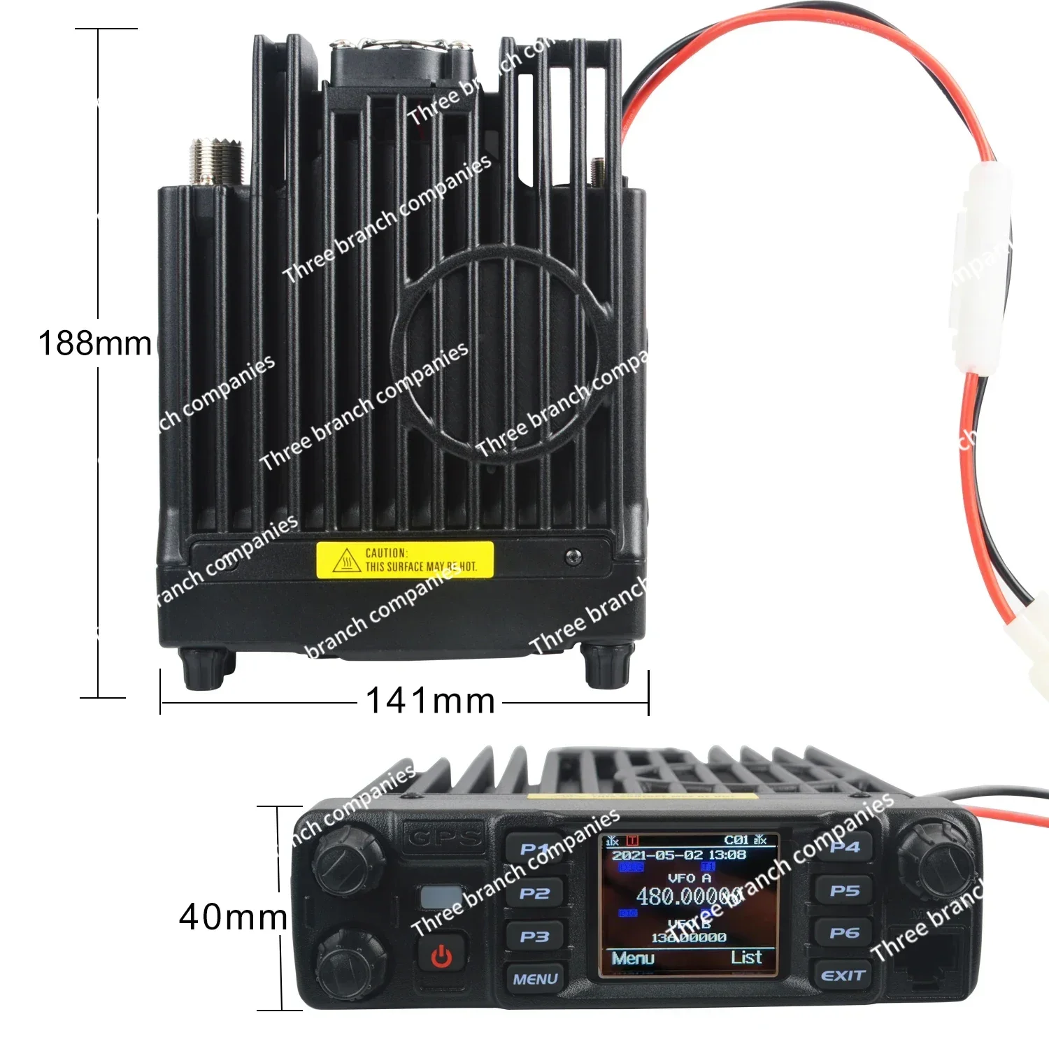 

AT-578UV Bluetooth Автомобильный Радио DMR Цифровой Аналоговый Двухсегментный GPS/APRS55W