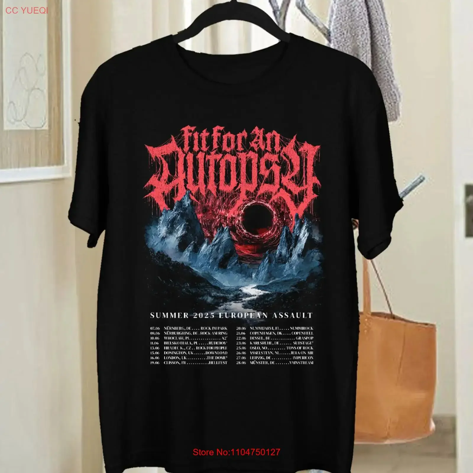 NEW Fit For An Autopsy 2025 Summer tour T Shirt All Size AR1388 vintage Washed Comfortable Stylish Slightly Versatile graphic