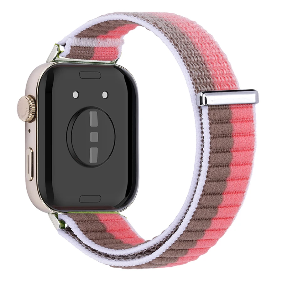 Nylon Loopband voor Huawei Watch Fit 3/4/4.5 Pro Gevlochten Ademend Bandje voor Huawei Watch Fit 3 4 5 Pro Bandje Metalen Connector