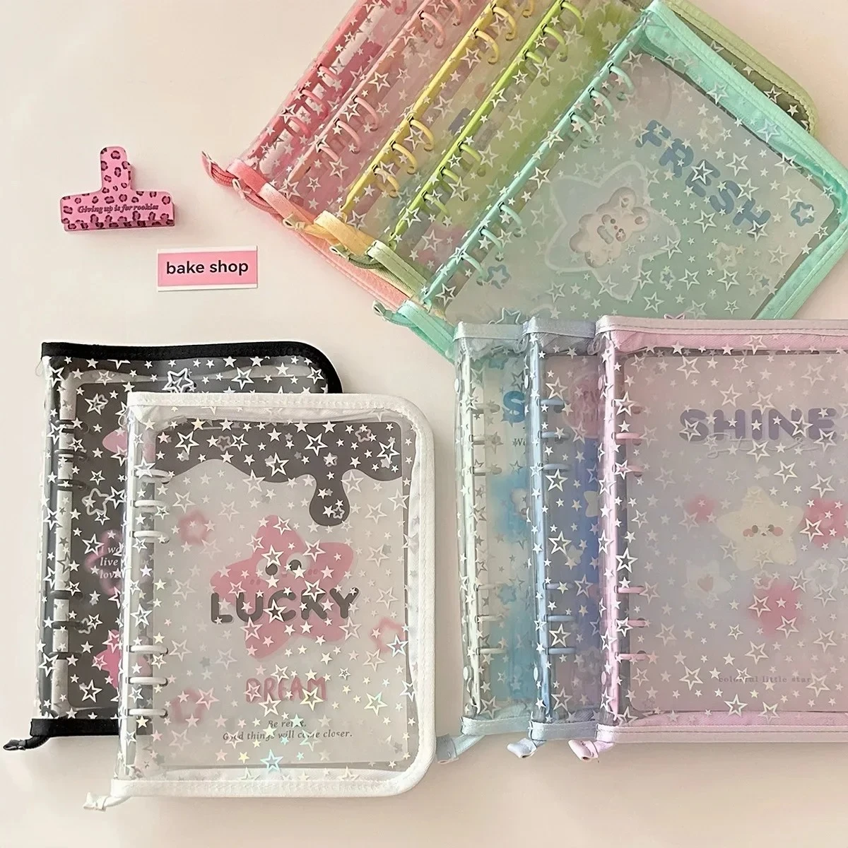 a5 transparent Pvc cover loose-leaf Kpop idol card photo album storage book binder PhotocardsKpop photo album photo collection