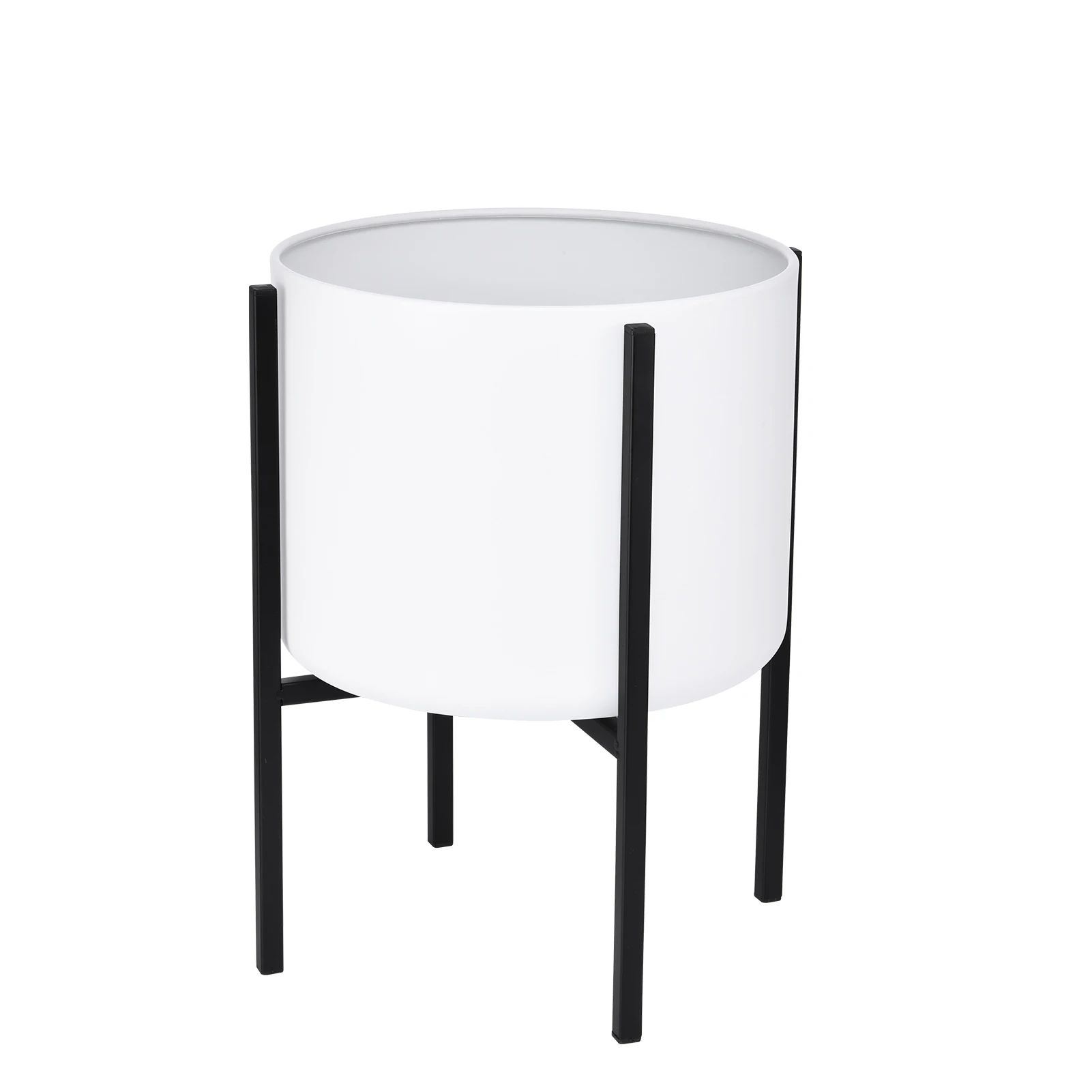 

Plant Pot Stand Flower Pot with Holder Rack Flowerpot Cylinder Planter for Home,Office,Restaurant,Cafe,Garden, Patio, Lawn, Yard