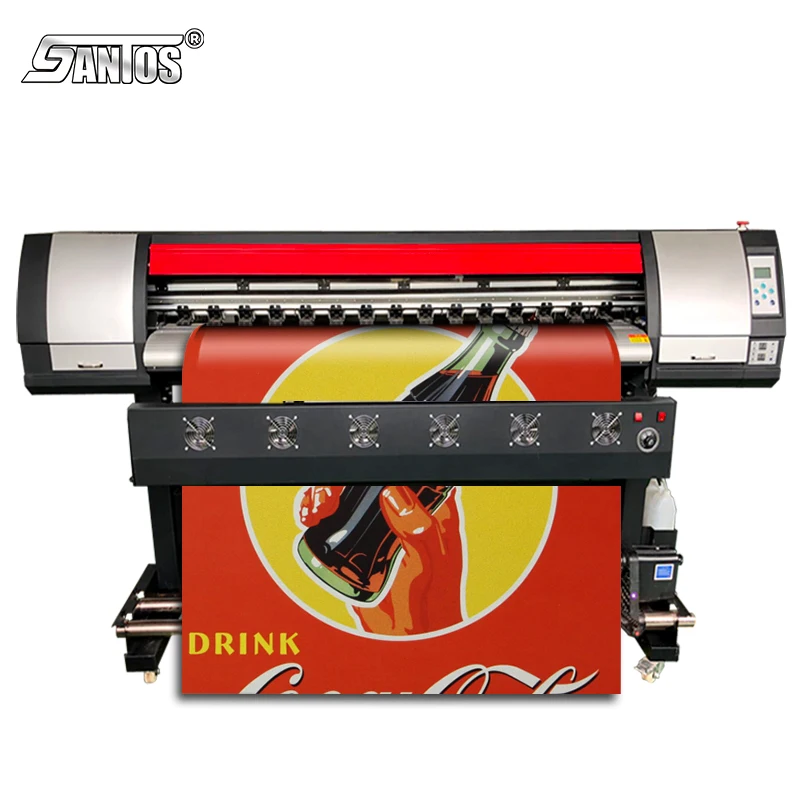 1.8m large format printer eco-solvent printing machine with single xp600 printhead