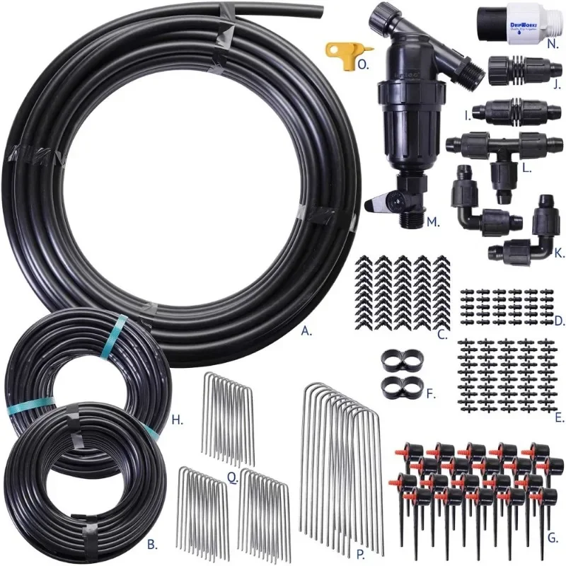 Premium Garden Irrigation Kit Balcony Terrace Patio Drip Watering System for Plants Drip Irrigation Accessories
