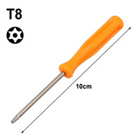 Torx T8 Security Opening Screwdriver Tool For Console Special Screwdriver 100mm Chrome Vanadium Steel Screwdriver