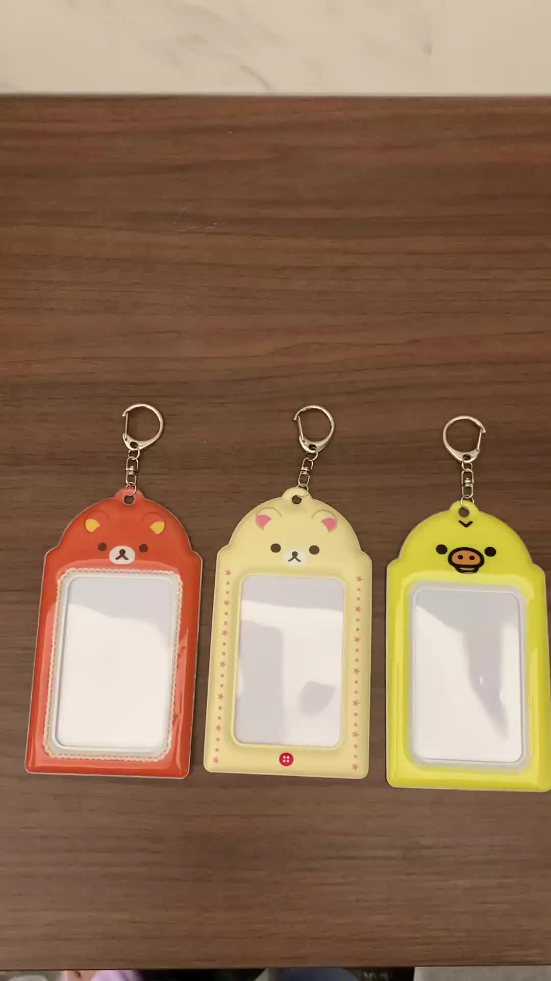 Rilakkuma Korilakkuma ID Card Holder Case Kiiroitori Chick Kawaii
