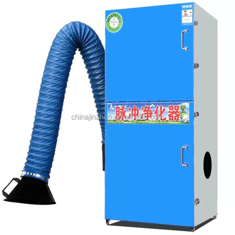 

【Factory Price】Portable Welding Fume Purifier Extractor 99% Efficiency 3 Power Single Double-arm Filter Cartridges Dust Colle