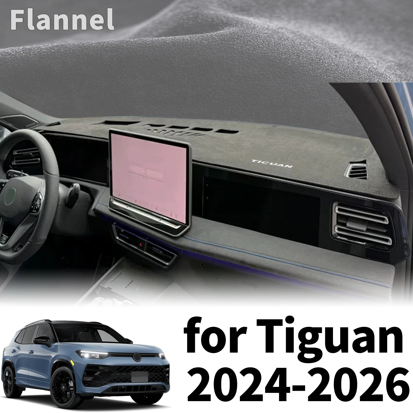 

fit for Tiguan 2024 2025 2026 Car Accessories Protective Carpet Dashmat Dashboard Cover Pad DashMat Sunshade
