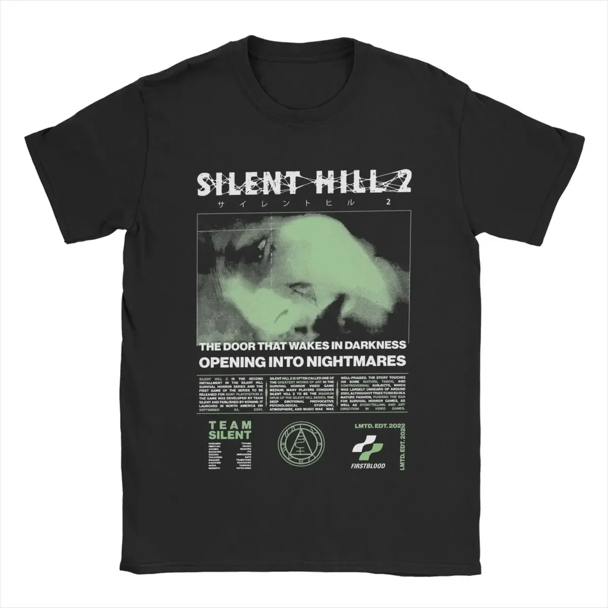 

Men Silent Hill 2 T Shirts Cotton Clothing Casual Short Sleeve Round Neck Tee Shirt Adult T-Shirts