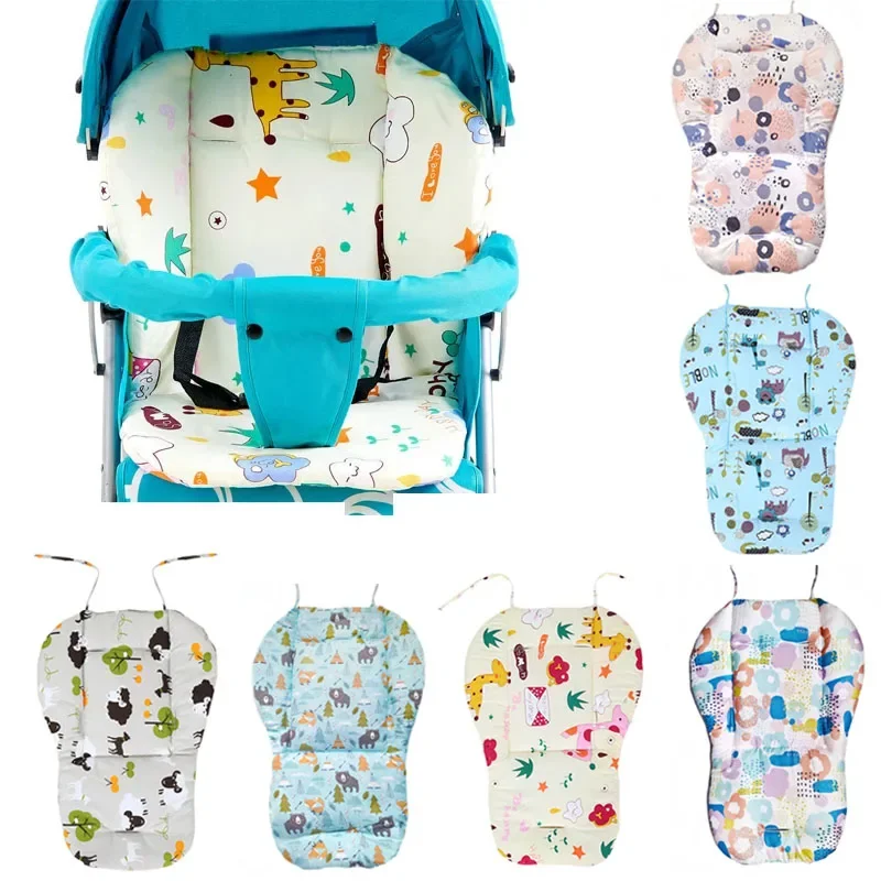 

Baby Kids Highchair Cushion Pad Mat Booster Seats Cushion Pad Mat Feeding Chair Cushi on Pad Stroller Cushion Mat Cotton Fabric