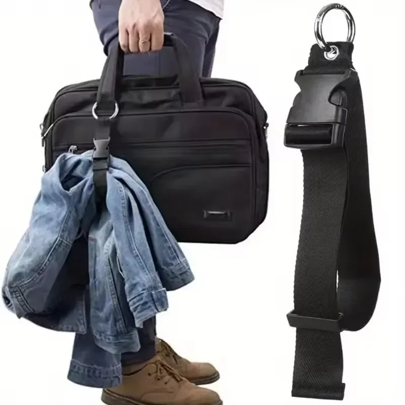 1Pcs 2 Colors Portable Multi-Functional Luggage Strap With Secure Buckle Closure, Adjustable Anti-Theft Travel Packing Accessory