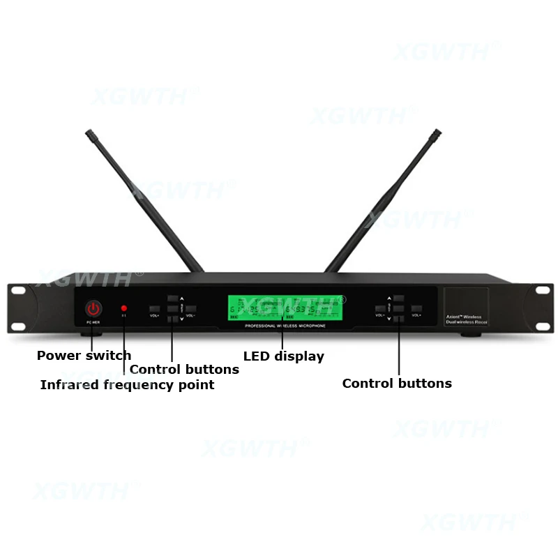 ULXD-Sistema de micrófono inalámbrico Digital UHF, dispositivo de mano para DJ, Karaoke, SKM8, Radio inalámbrica, micrófono dinámico cardioide para escenario