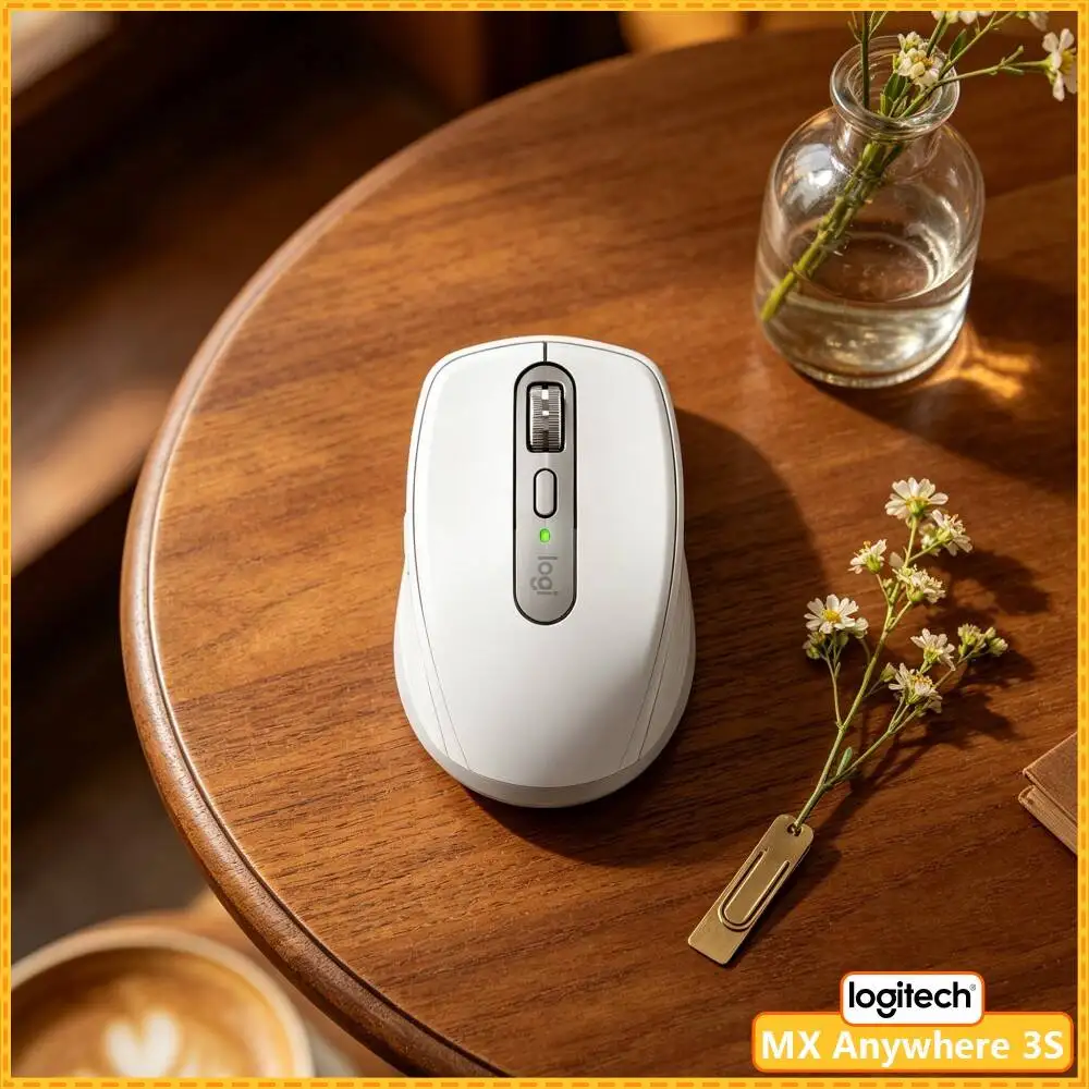 Creator MX Anywhere 3S - 8000 DPI, Precision Scroll, Silent Click, Perfect for Vape Brand Poster & Design Task