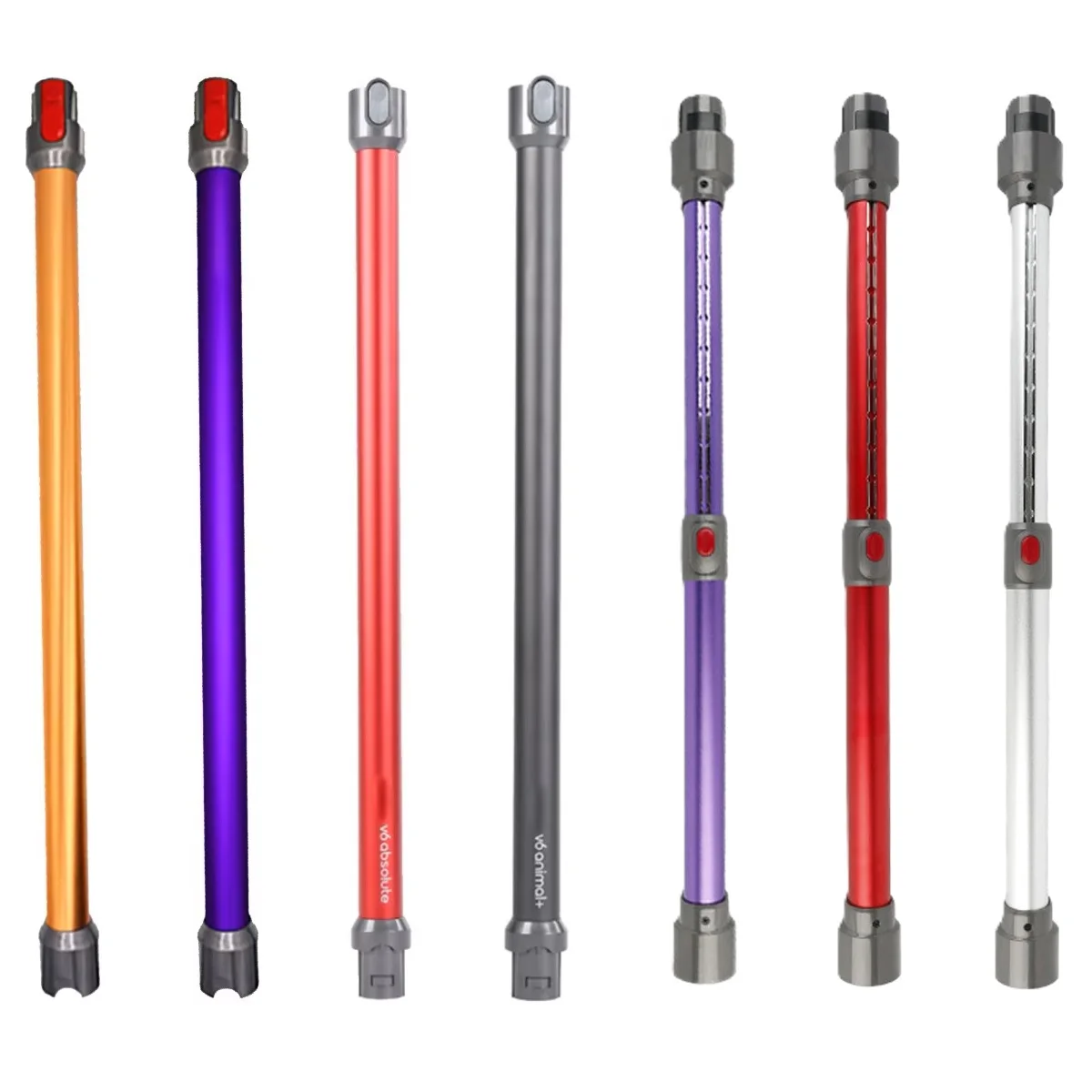 Tubo de extensão telescópico para aspirador de pó portátil Dyson V7 V8 V10 V11 V15, tubo de extensão escalável