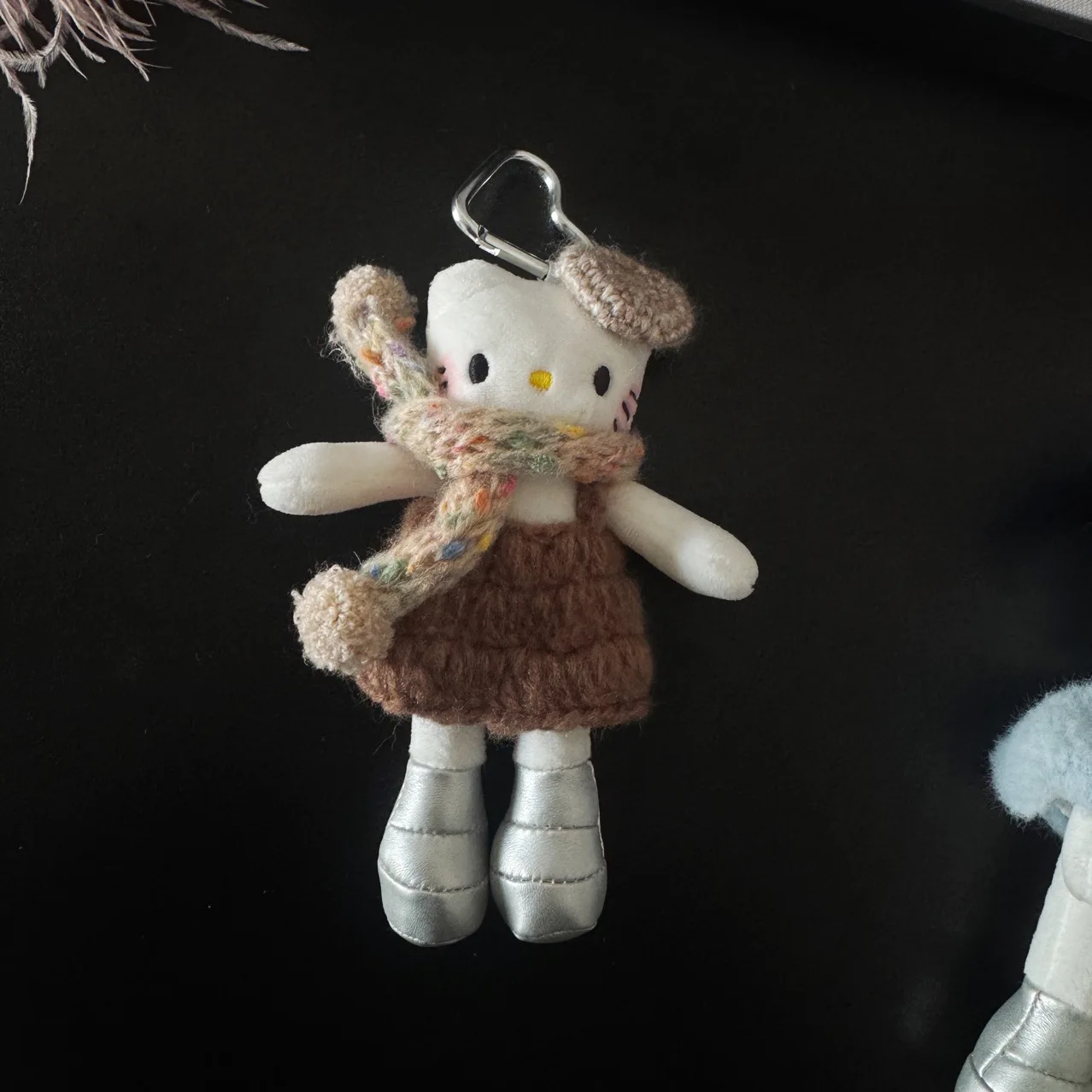 Юбка Hello Kitty, платье, плюшевая кукла, брелок, полипропилен, хлопковый наполнитель, кавайная школьная сумка, кулон, милая девушка, подарок в форме сердца