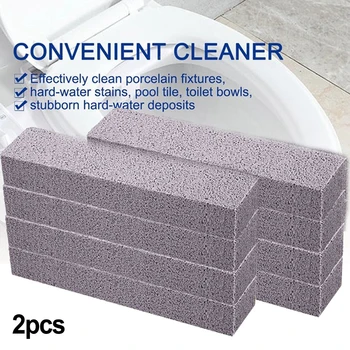 Grey Pumice Stick Scouring Pad Cleaner Stain Removal For Home Toilet Bowl Cleaning Tile Sinks Bathtubs