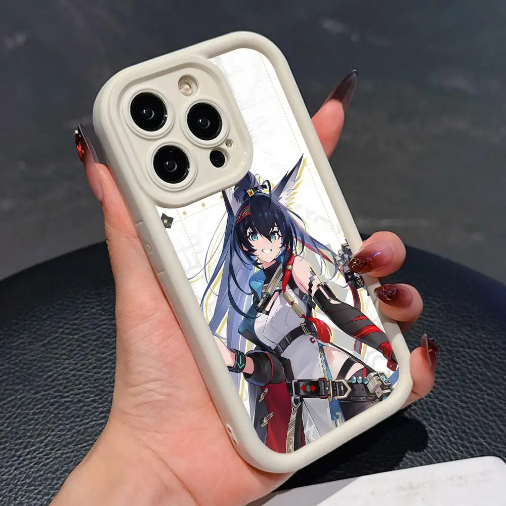 

Arknights Blaze Thicken TPU Mobile Phone Case for iPhone 17 16 15 14 13 12 11 Air Pro Max Plus Colorful Cover