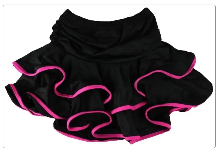 10 colores nuevas niñas falda de baile latino salón de baile Samba Chacha vestido de baile Culottes para niños actuación espectáculo falda Ropa de baile