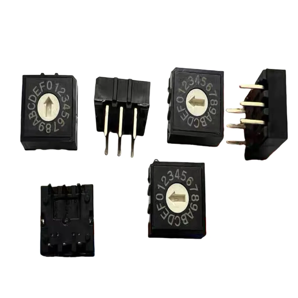 1pcs/lots Taiwan DIP Yuanda RH3AF-16R-V-B Rotary Switch 16 Positions Toggle Code 0-F Coding 3:3 Legs