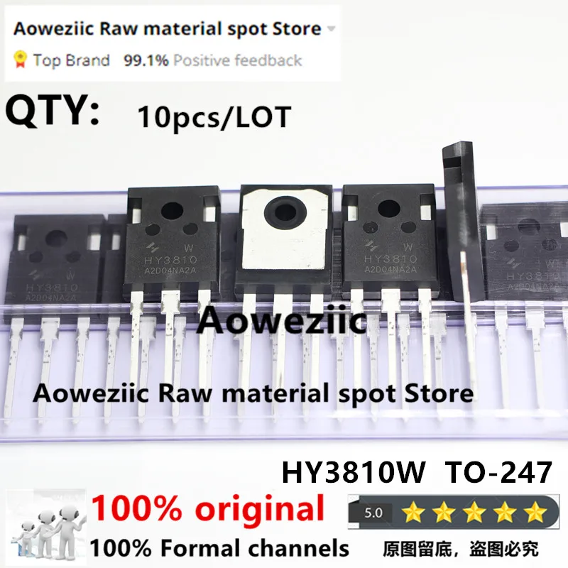 Aoweziic 2023+ 100% New Original HY3810NA2W HY3810W HY3810 TO-247 N-Channel Field Effect Transistor 100V180A