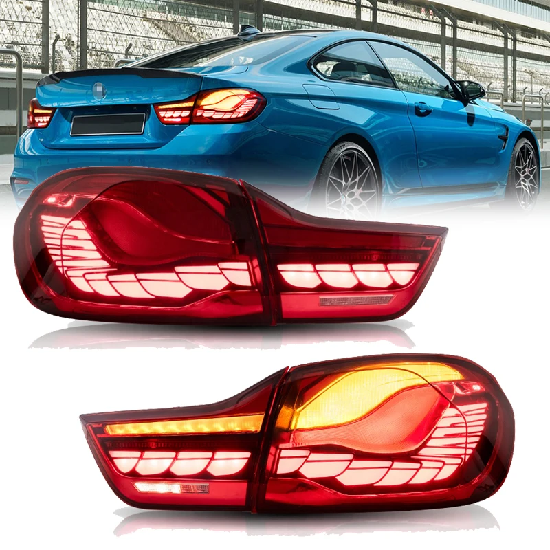 4PCS Full LED Dynamic Taillights For BMW 4 Series F32 F82 F33 F36