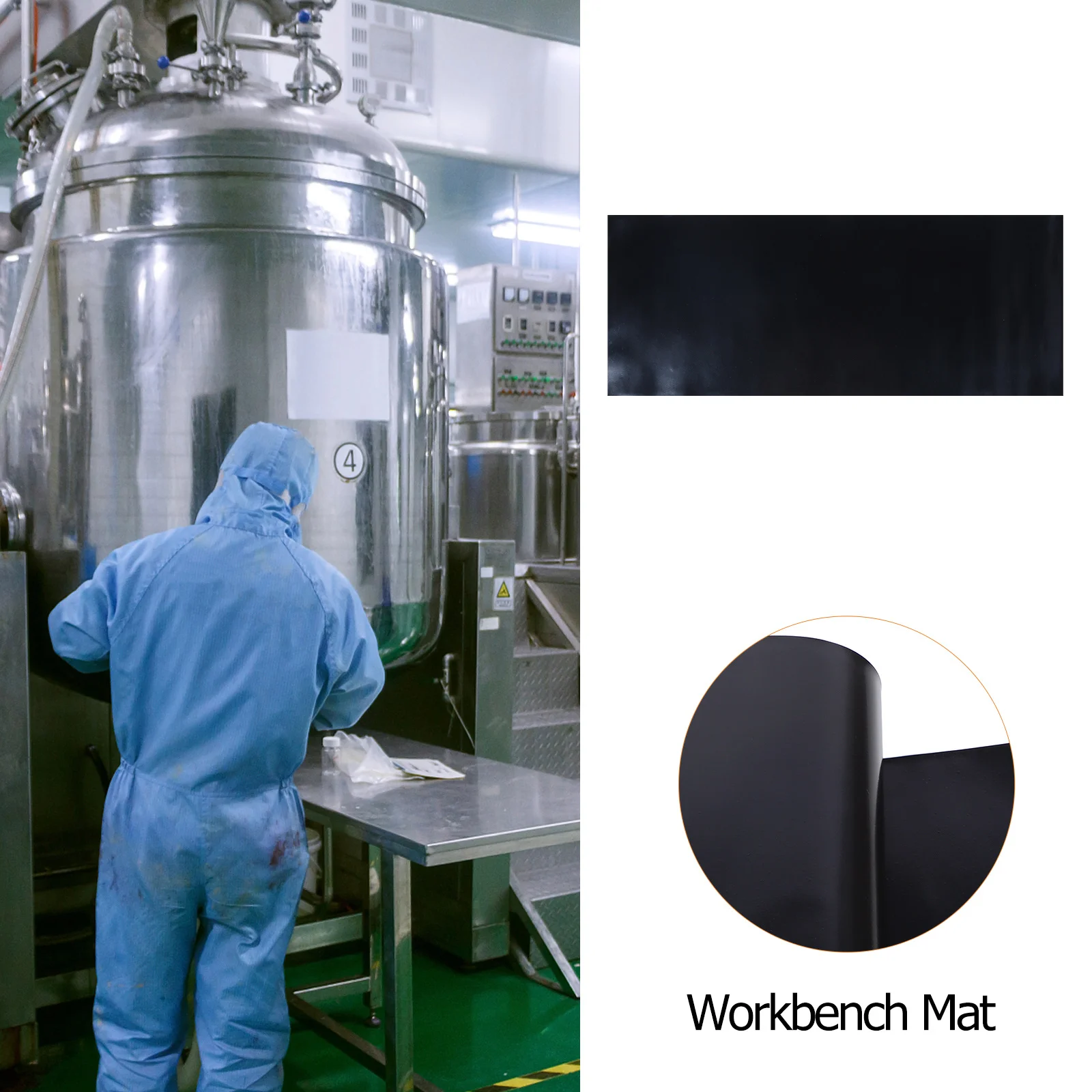 

Anti-Static Workbench Mat High- Heat-Resistant Wear-Resistant Electronics Repair Pad For Soldering Large Device