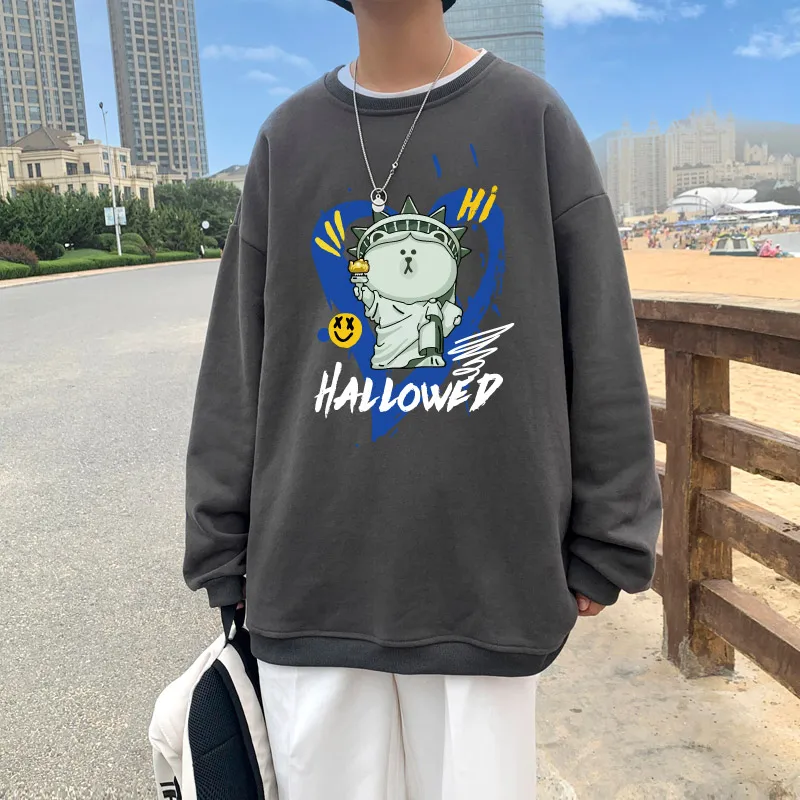 Anime Hoodie  Promo Sweatshirts Autumn Tops Full Long Sleeve Casual Clothing Mens Streetwear Hoody Harajuku Stranger Things