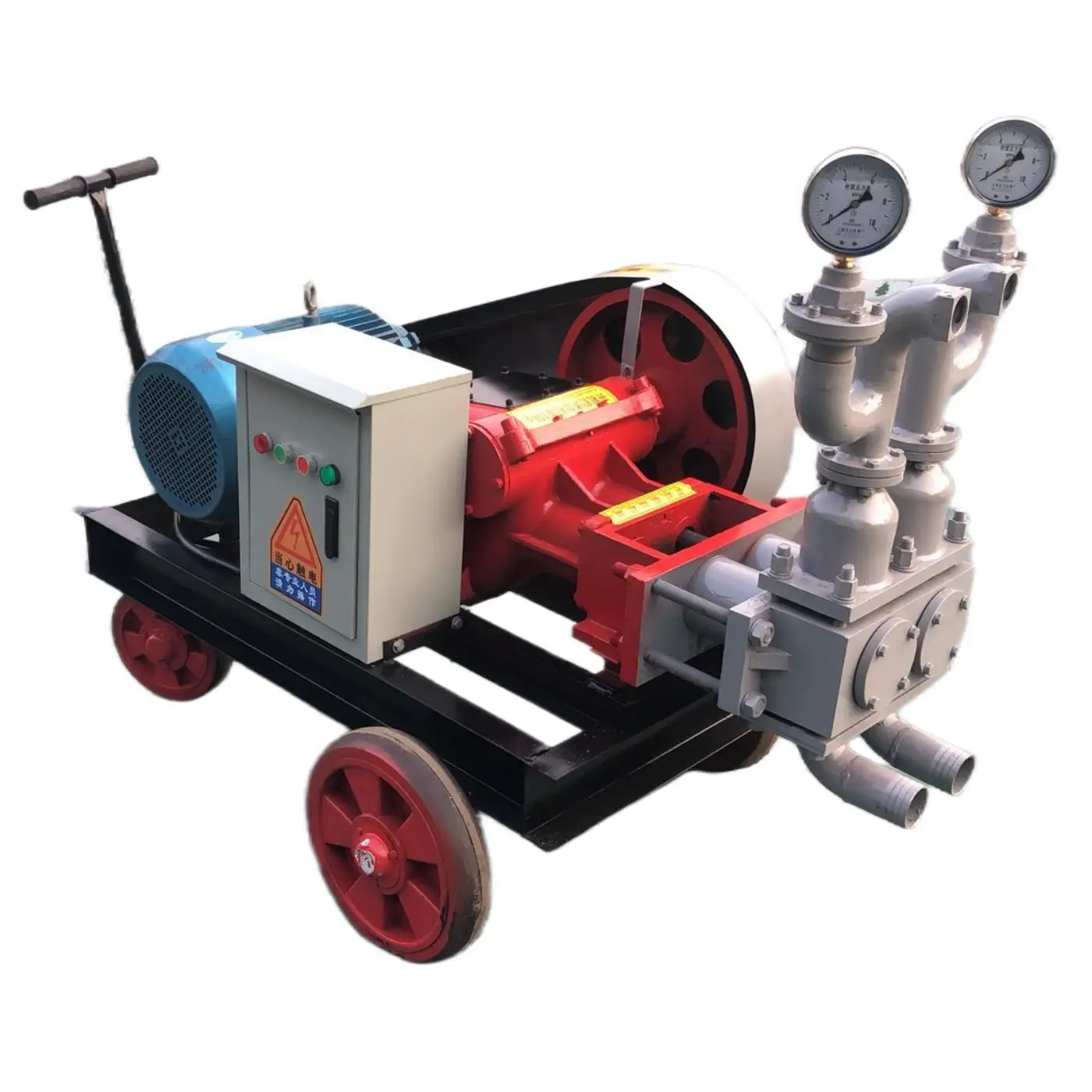 

Horizontal Double Cylinder Double Liquid Mortar Pump Concrete Pouring Pump Horizontal Fine Stone Mortar Concrete Pump Price